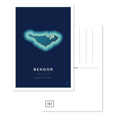 Postcard from Bendor Island - A5