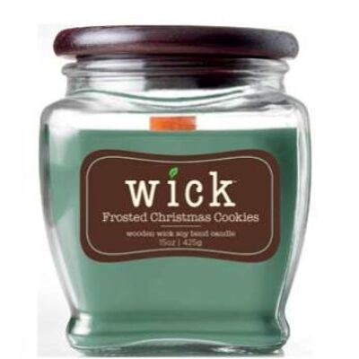Wick frosted christmas cookies
