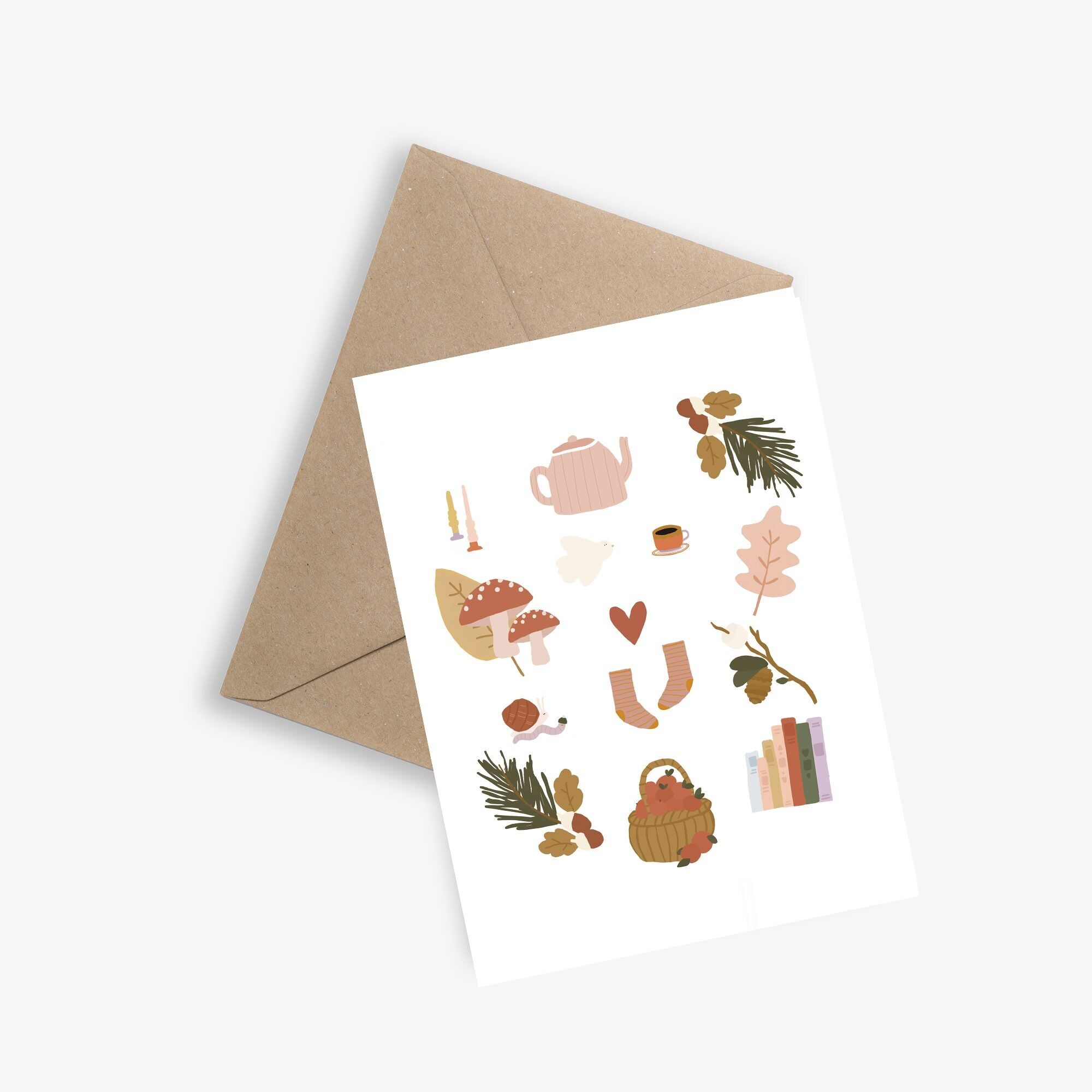 Herbstschätze - Einzelkarte und Poster