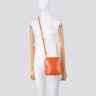 Faux Leather Mini Crossbody Bag # 2158