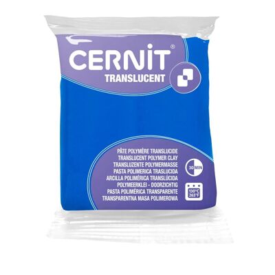 Cernit TRANSLUCENT Polymer Clay - Sapphire Blue x56g (G10643)