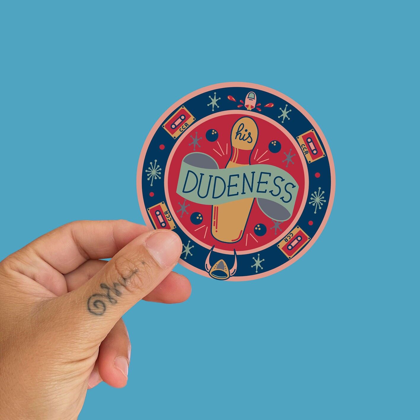 Aufkleber Alfombra His Dudeness von la barbuda