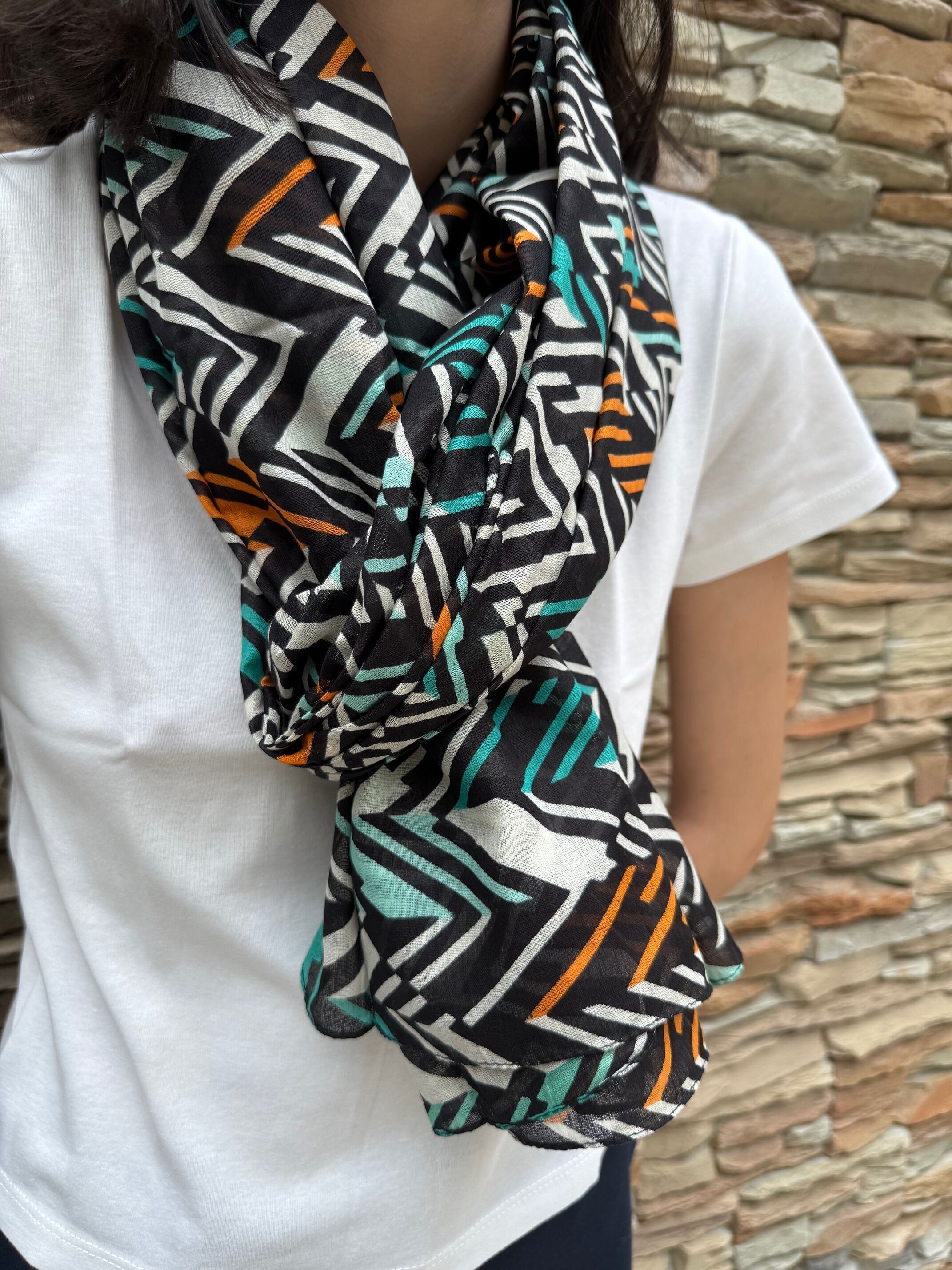 Sciarpa 100% cotone indiano