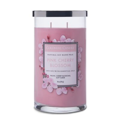 Classic cylinder pink cherry blossom