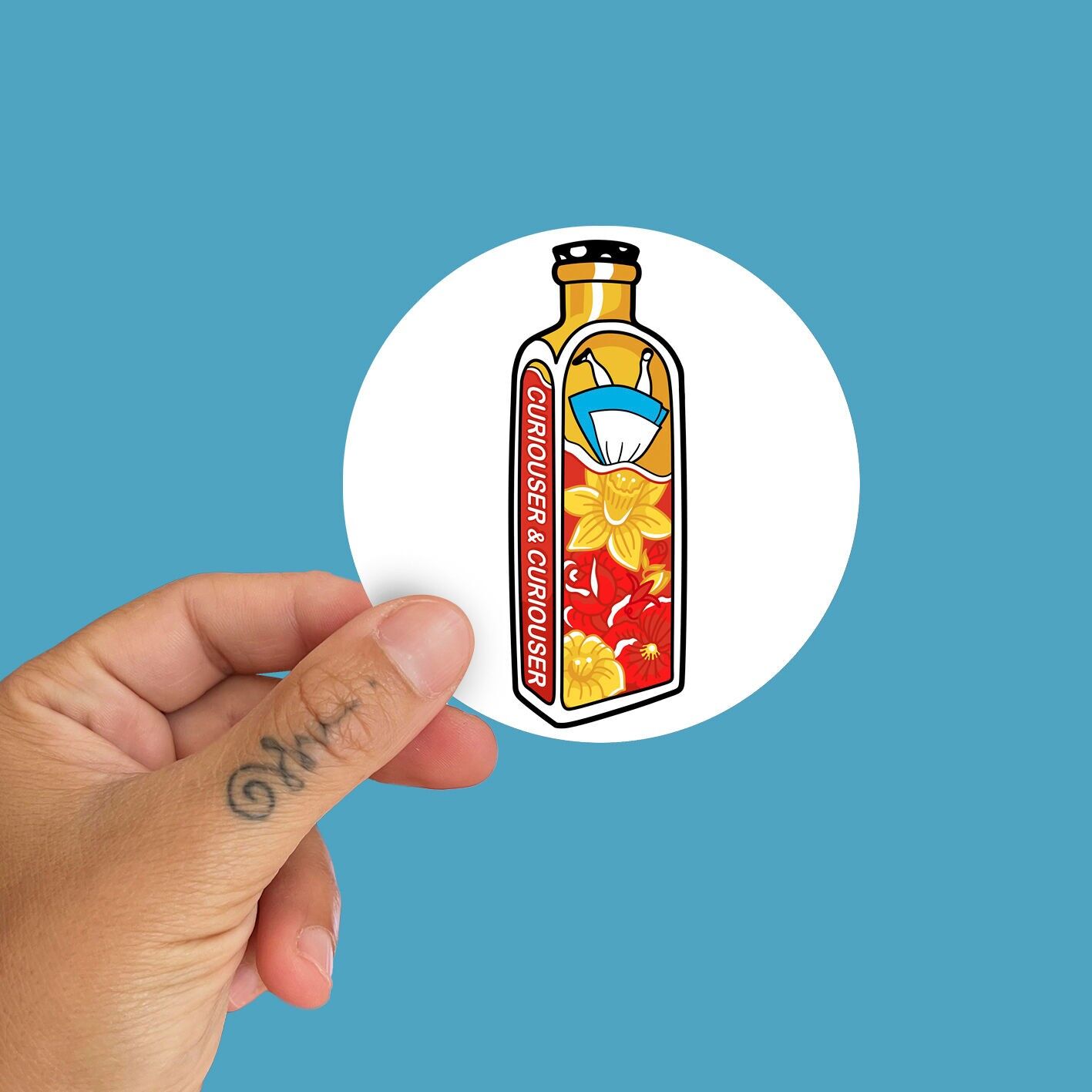 Immer merkwürdigerer Sticker von la barbuda