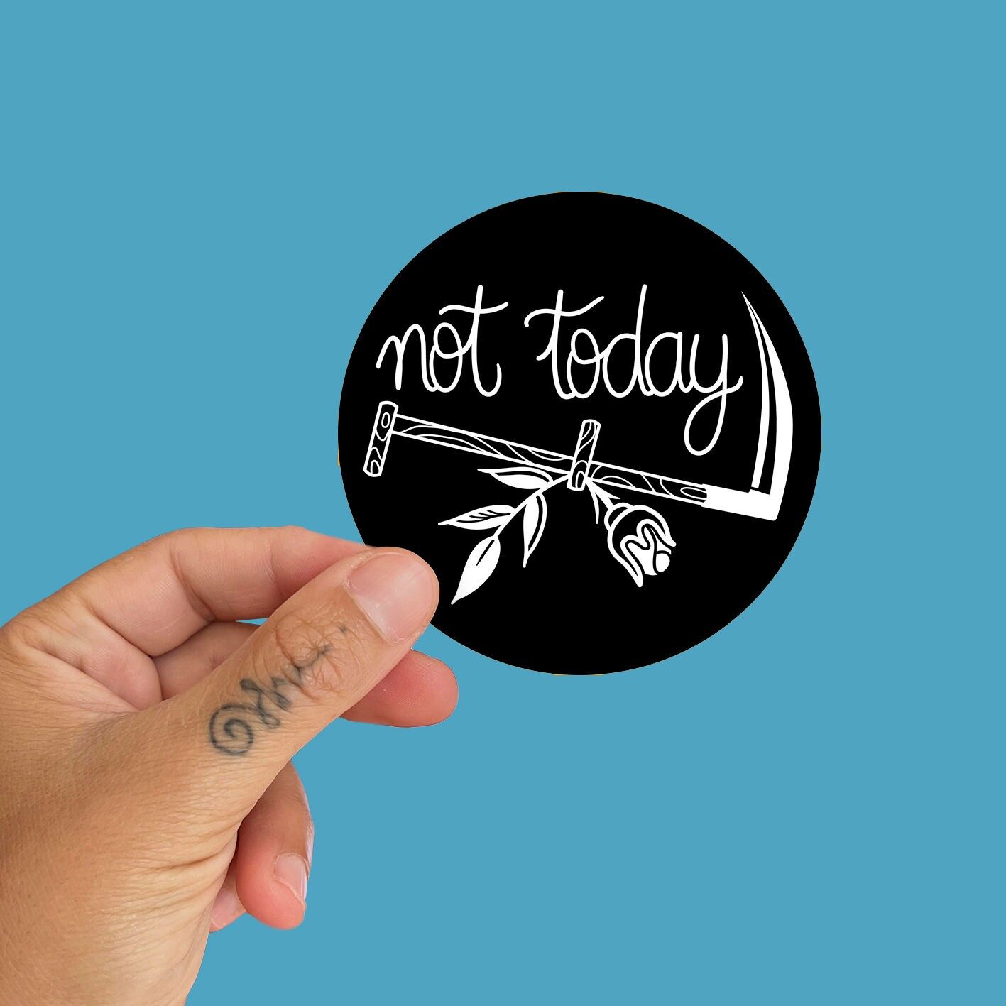 GOT Not Today Sticker von la barbuda