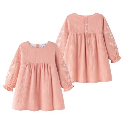 Abito a maniche lunghe per abbigliamento invernale da bambina JGI95734