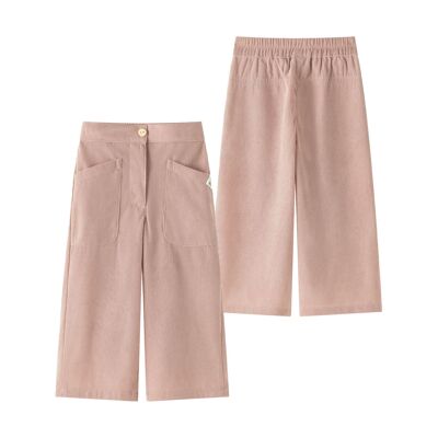 Pantalon long en velours côtelé avec poches arrière JGI95829