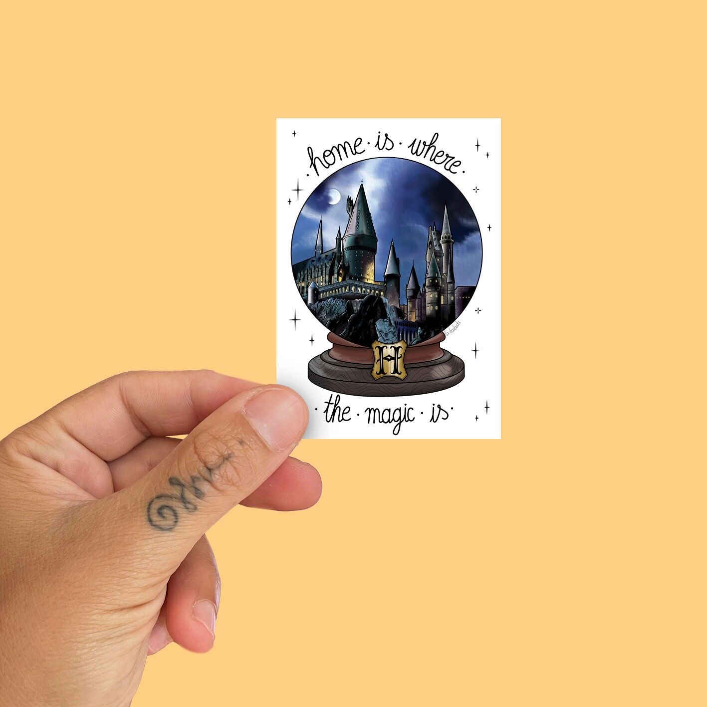 Zuhause ist, wo die Magie ist Sticker von la barbuda