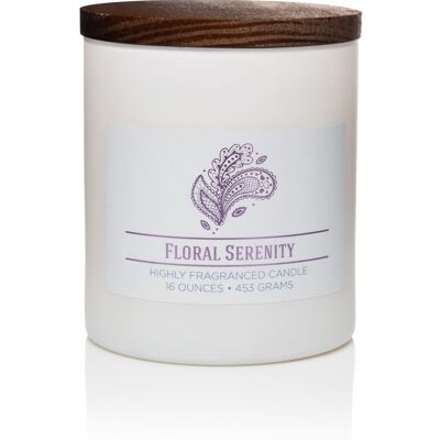 Wellness candle floral serenity