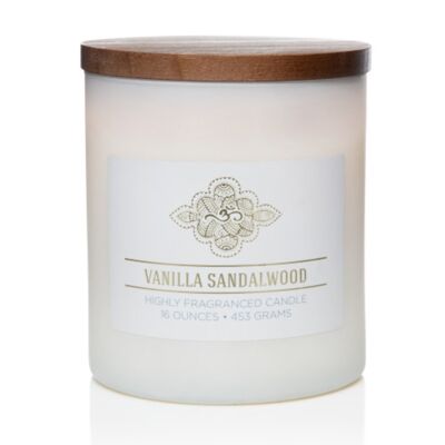 Wellness candle vanilla sandalwood