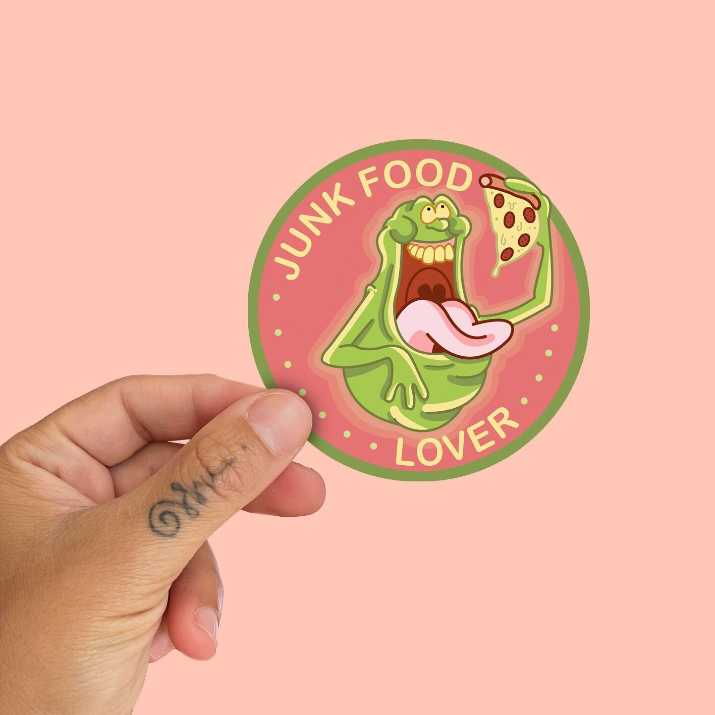 Junk Food Liebhaber Sticker von la barbuda