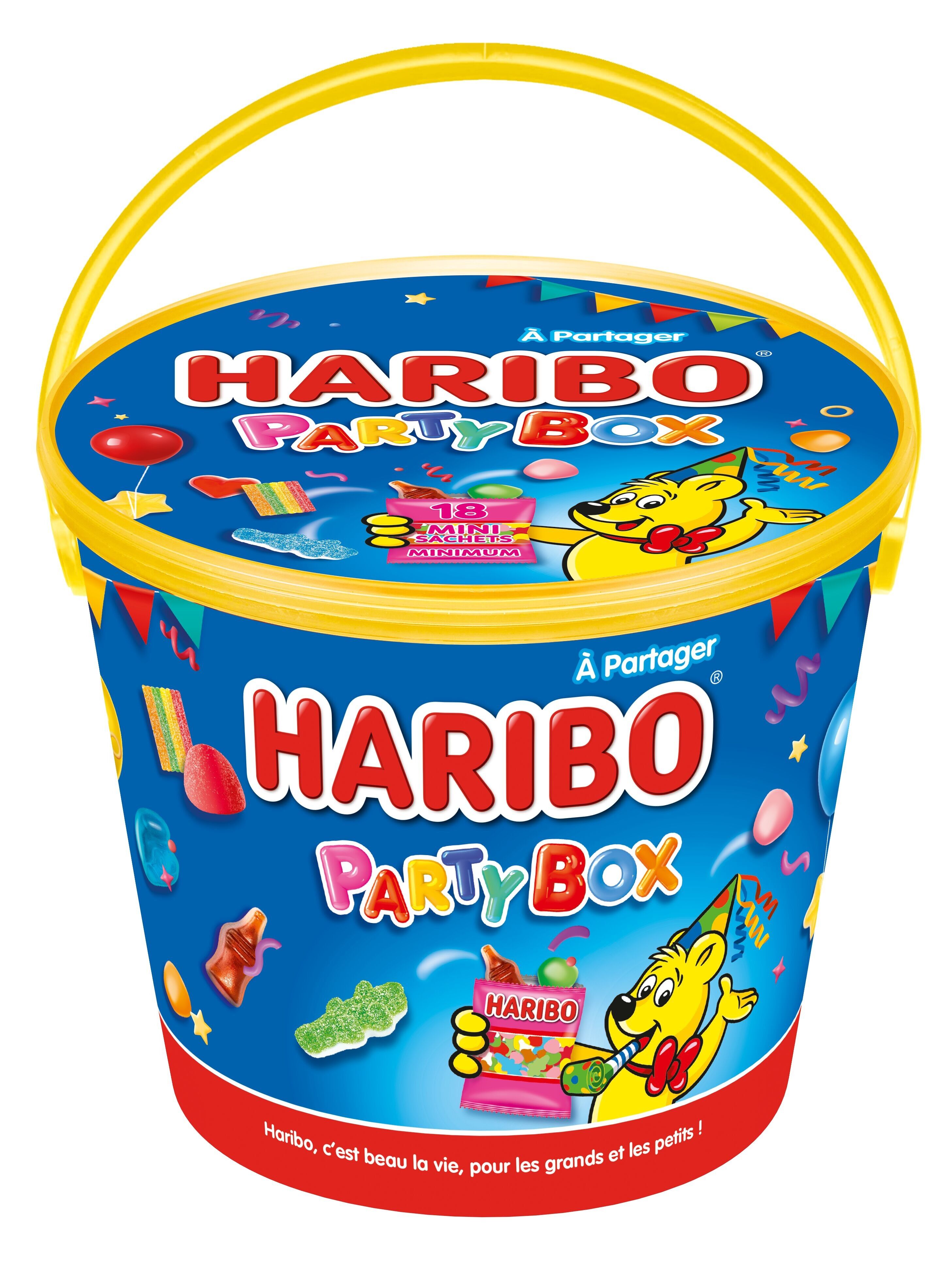 CAJA DE FIESTA HARIBO 650 g – Surtido de dulces festivos