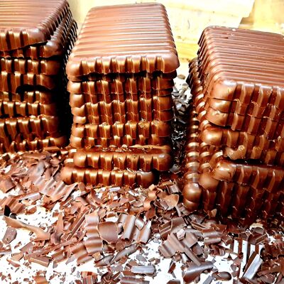 Barra de chocolate negro 67% cacao, ORGÁNICO, 100g