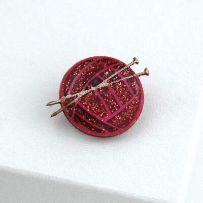 Ball of Wool Pin Badge