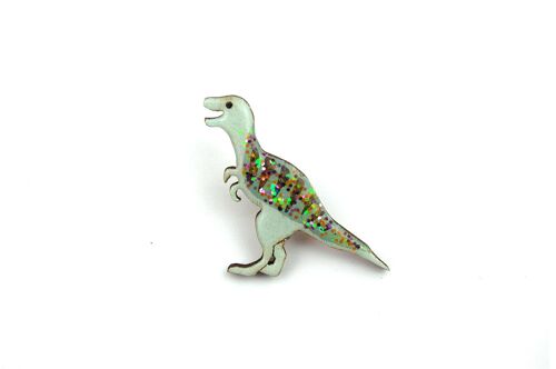Tyrannosaurus T-Rex Pin Badge - Green