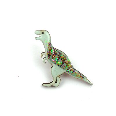 Badge Pin's Tyrannosaure T-Rex - Vert