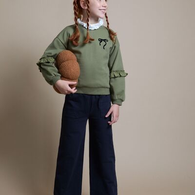 Long-sleeved T-shirt for girls' winter clothing JGI65778