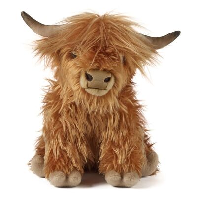 Vaca de las Tierras Altas de Peluche con Sonido | Living Nature