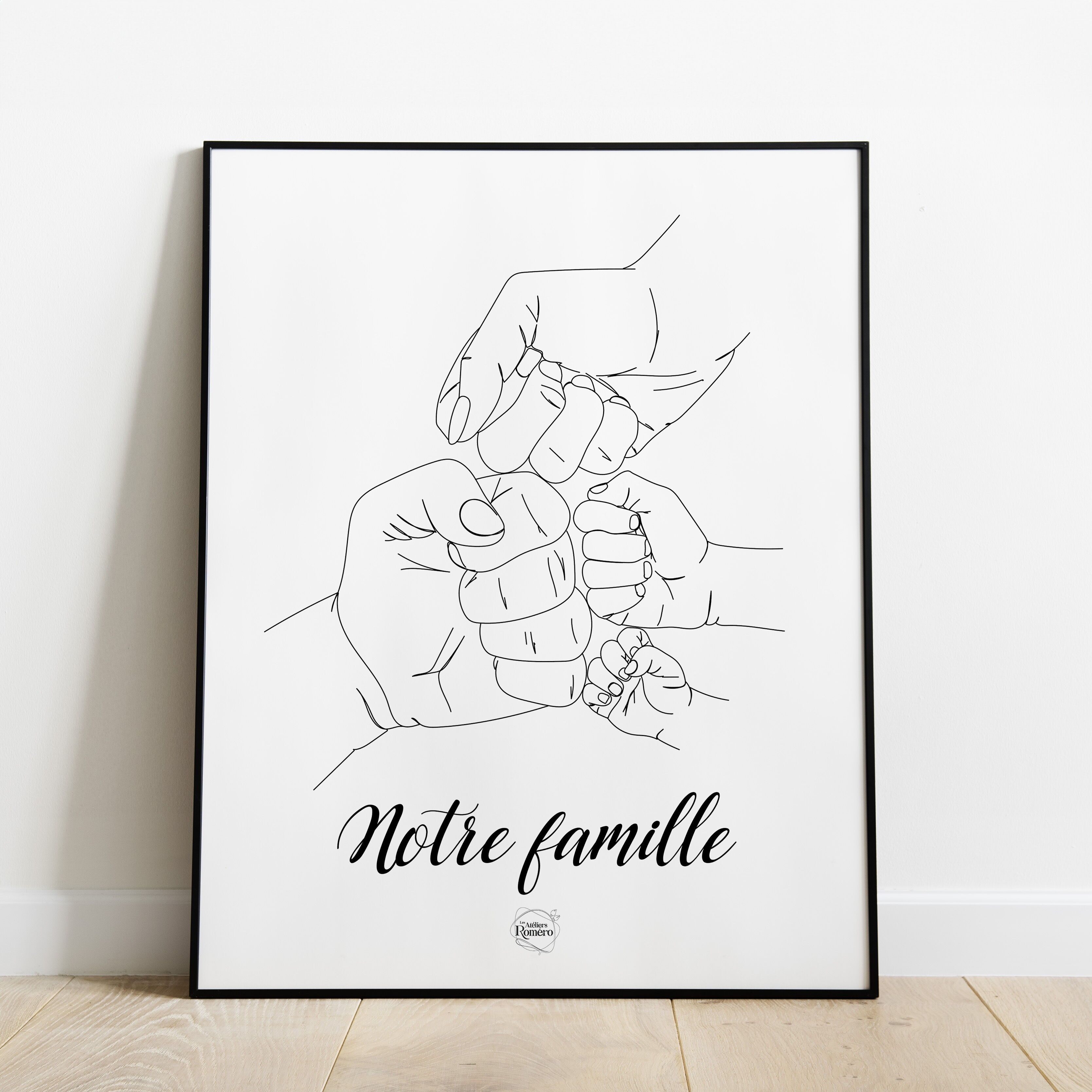 "Our Family" 4 Fists Poster