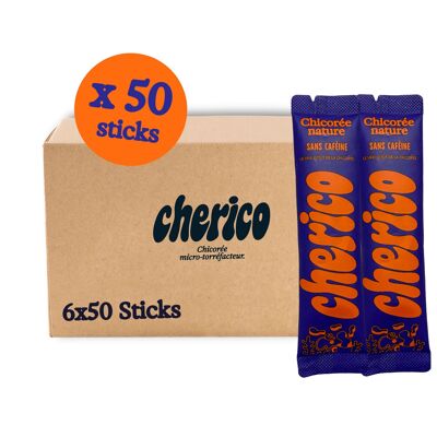 Chicorée Nature Instantanée - Stick unitaire X 50 X 6 ☕🎉
