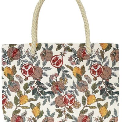 Pomegranate & Lemon - Beach Bag