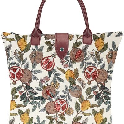 Bolsa plegable de granada y limón