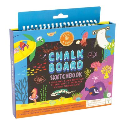 Carnet de croquis au tableau noir - Océan
