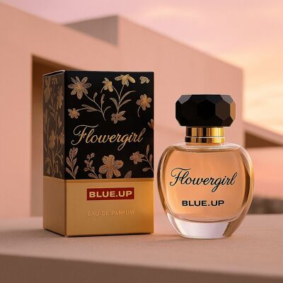 BLUE UP FLOWER GIRL WOMEN – Eau de parfum for women 100 ml | Oriental and gourmet floral inspiration