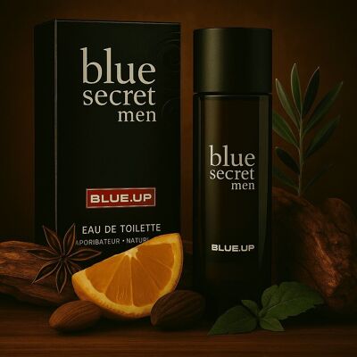 BLUE UP BLUE SECRET MEN – Men’s Eau de Toilette 100 ml | Oriental, woody and aromatic inspiration