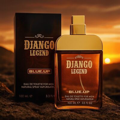 BLUE UP DJANGO LEGEND MEN – Eau de toilette homme 100 ml | Inspiration fougère aromatique intemporel