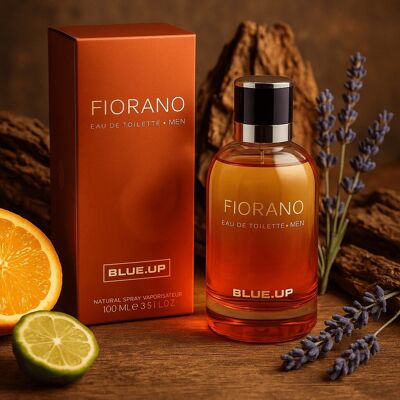 BLUE UP FIORANO – Eau de Toilette Uomo 100 ml | Ispirazione floreale legnosa dal carattere forte