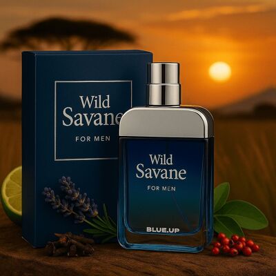 Blue-Up Wild Savane – Men's Eau de Parfum | Aromatic Woody Freshness