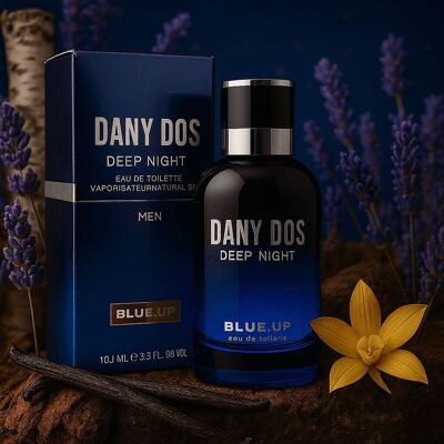 BLUE UP DANY DOS DEEP NIGHT – Eau de toilette homme 100 ml | Inspiration boisée florale musquée