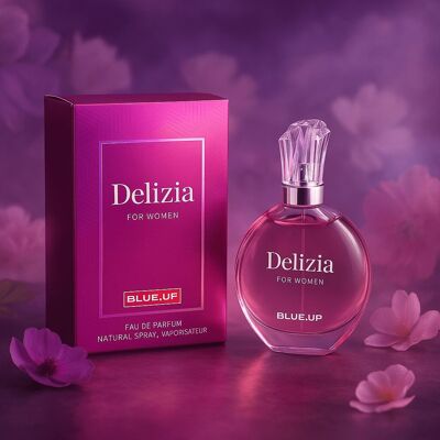 BLUE UP DELIZIA – Eau de parfum for women 100 ml | Floral, woody and spicy inspiration