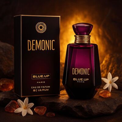 BLUE UP DEMONIC WOMEN – Eau de parfum femme 100 ml | Inspiration florale ambrée et boisée
