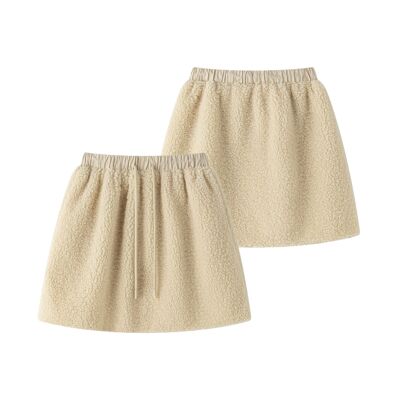 Jupe en peau de mouton pour fille JGI95786