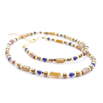 Collana di perle di vetro Luka
