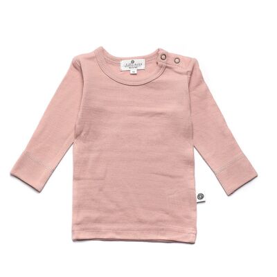 Suéter de lana para bebé niño - Lana merino - Misty Rose