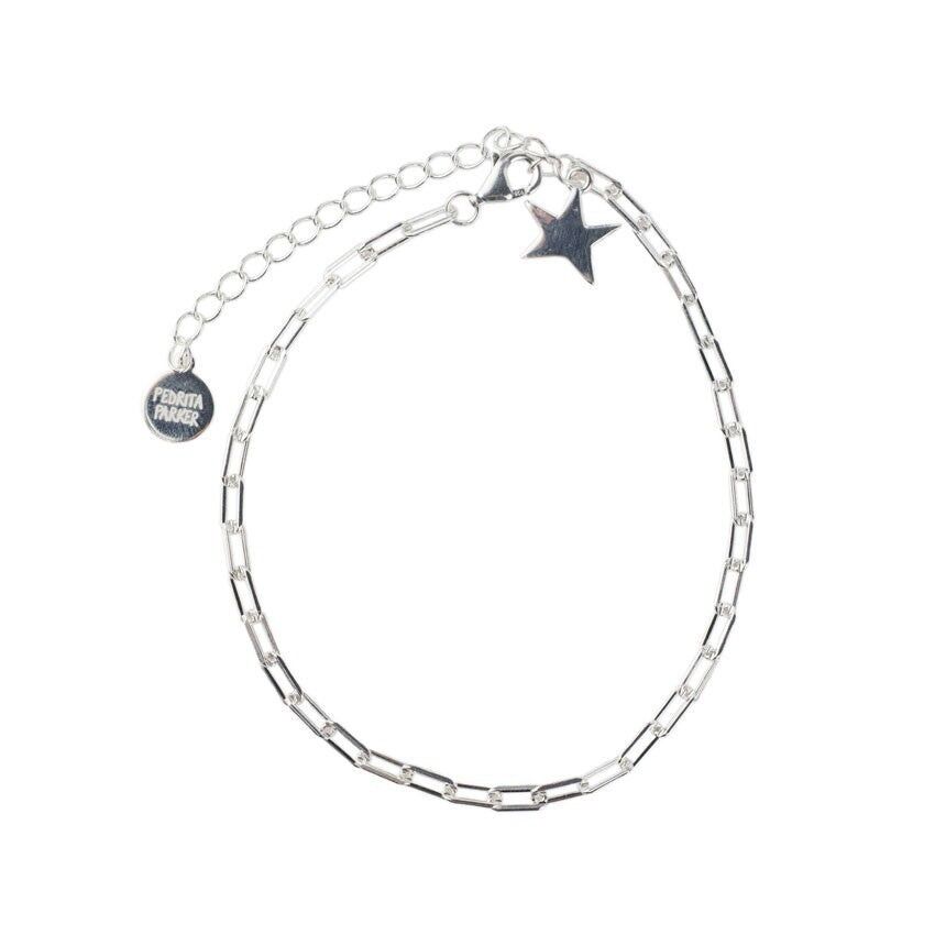 Brazalete Rockstar de plata