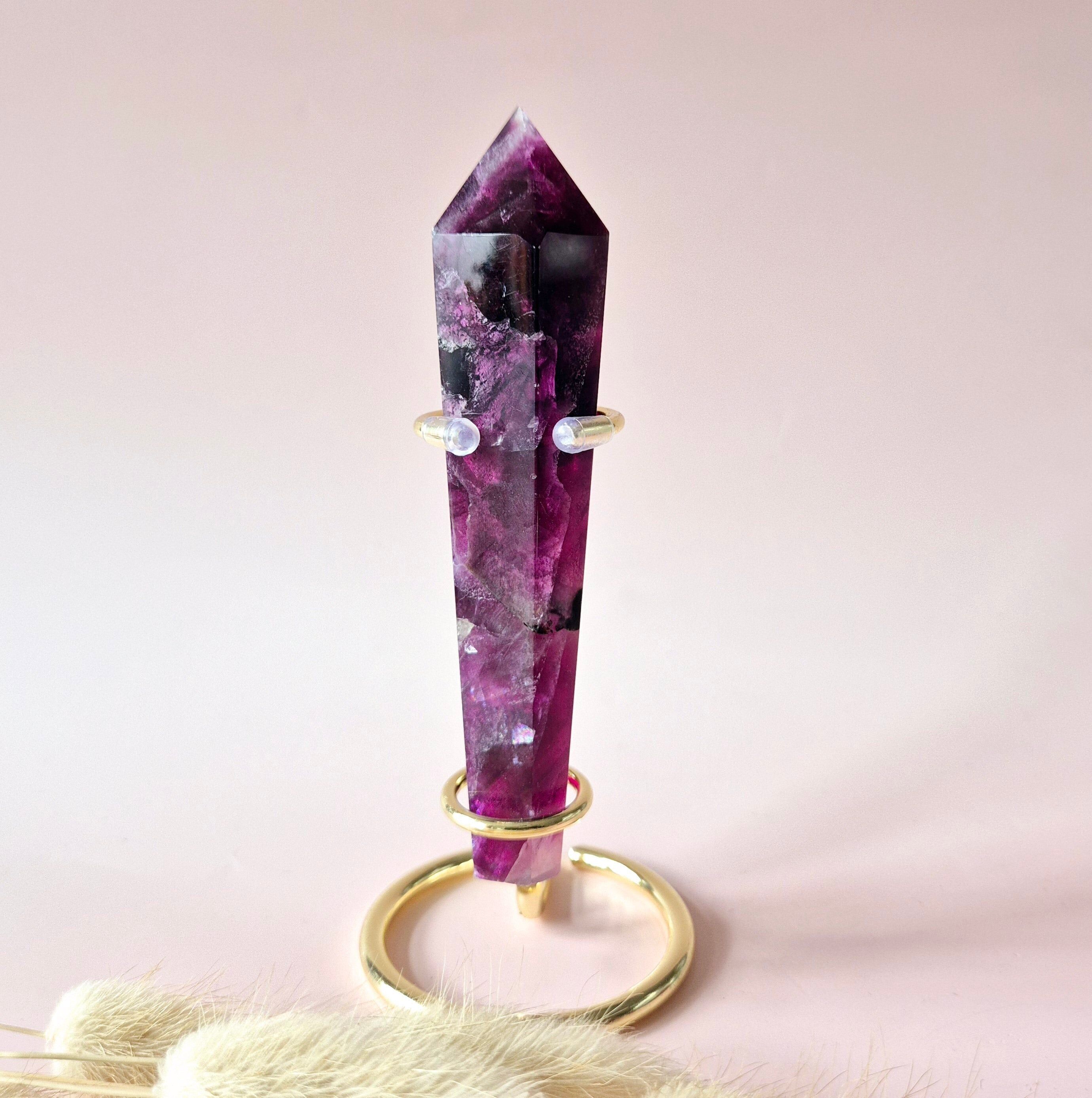 Sceptre en améthyste précieuse - 155 g