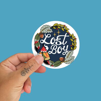 Lost Boy Sticker by la barbuda