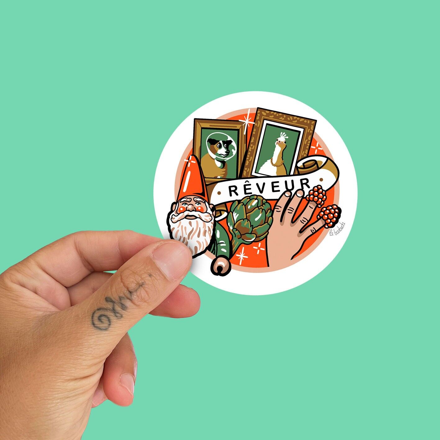 Reveur Sticker von la barbuda