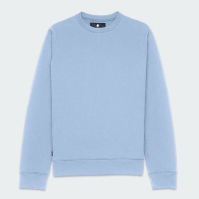 Le sweat recyclé et naturel - Bleu ciel