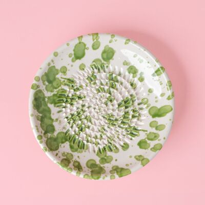 Grattugia per aglio in ceramica PICCOLA / Muschio