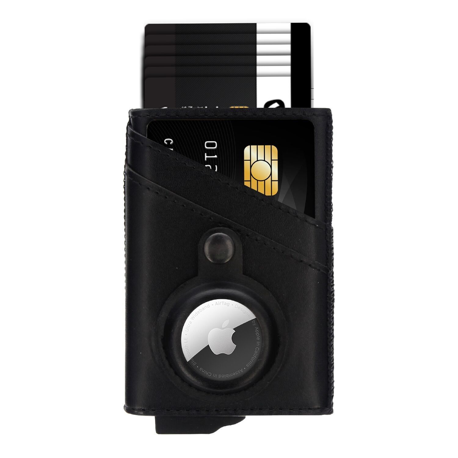 Kartenetui Plus AirTag Schwarz