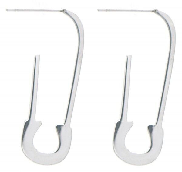 J-C3.2 E031-023S Orecchini in acciaio S. 3 cm