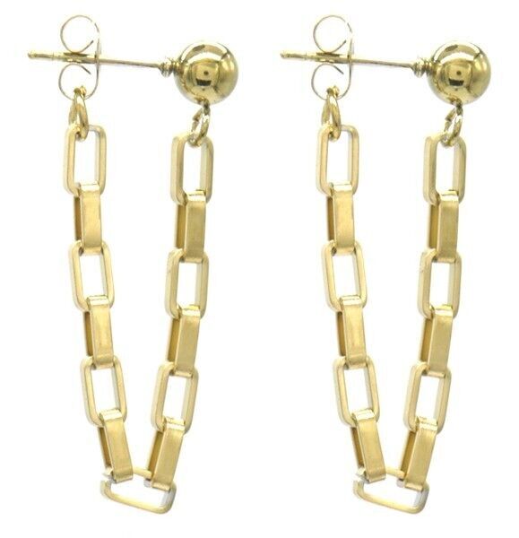 D-C1.2 E031-065G S. Catena per orecchini in acciaio