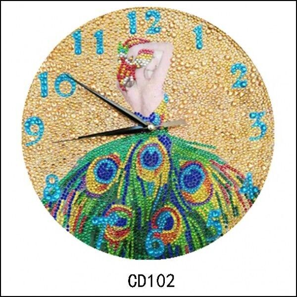 L-E8.1 CD102 Diamant-Maluhr – Komplettset – 30 x 30 cm