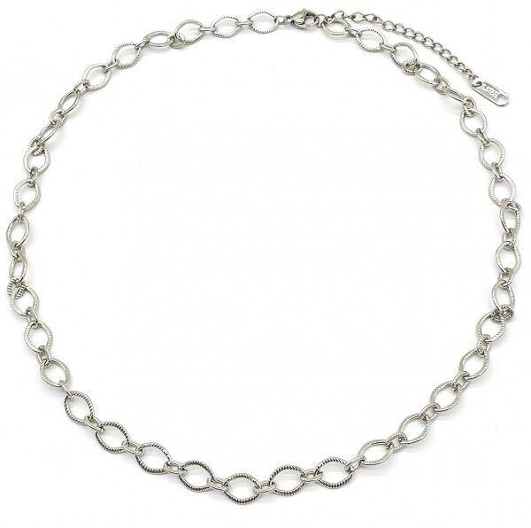 A-C9.1 N042-053S S.Collana in acciaio 40-46cm